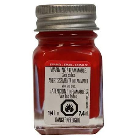 Testors 0.25 oz Flat Red Enamel Paint TES1150TT